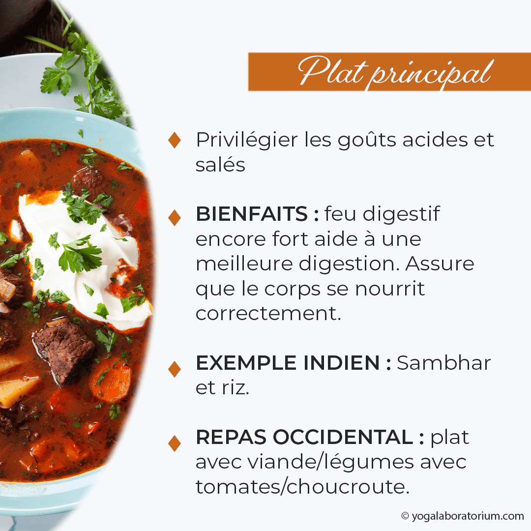 Ayurveda plats principaux