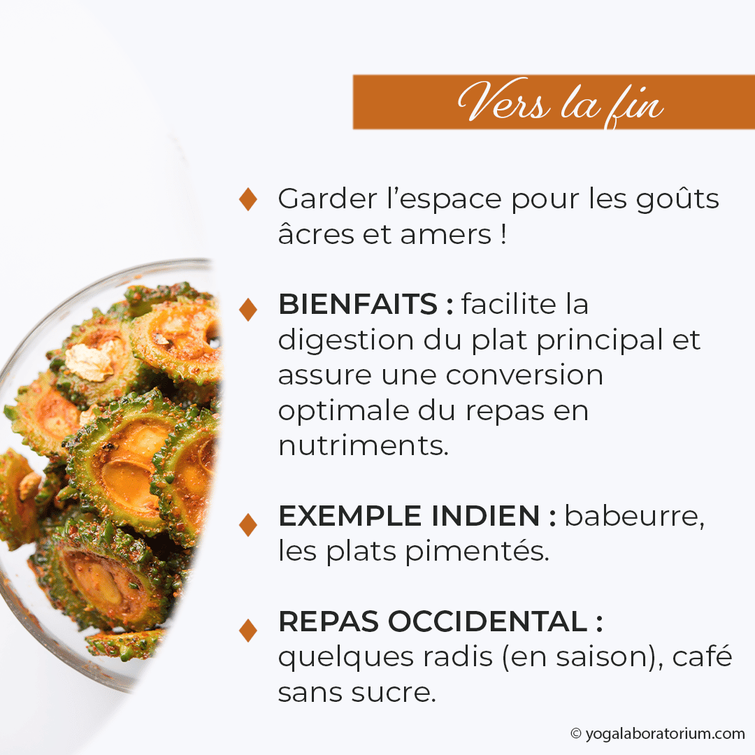 Ayurveda, les gouts acre et amer